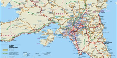 地图。希腊