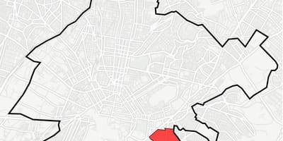 地图pagrati雅典